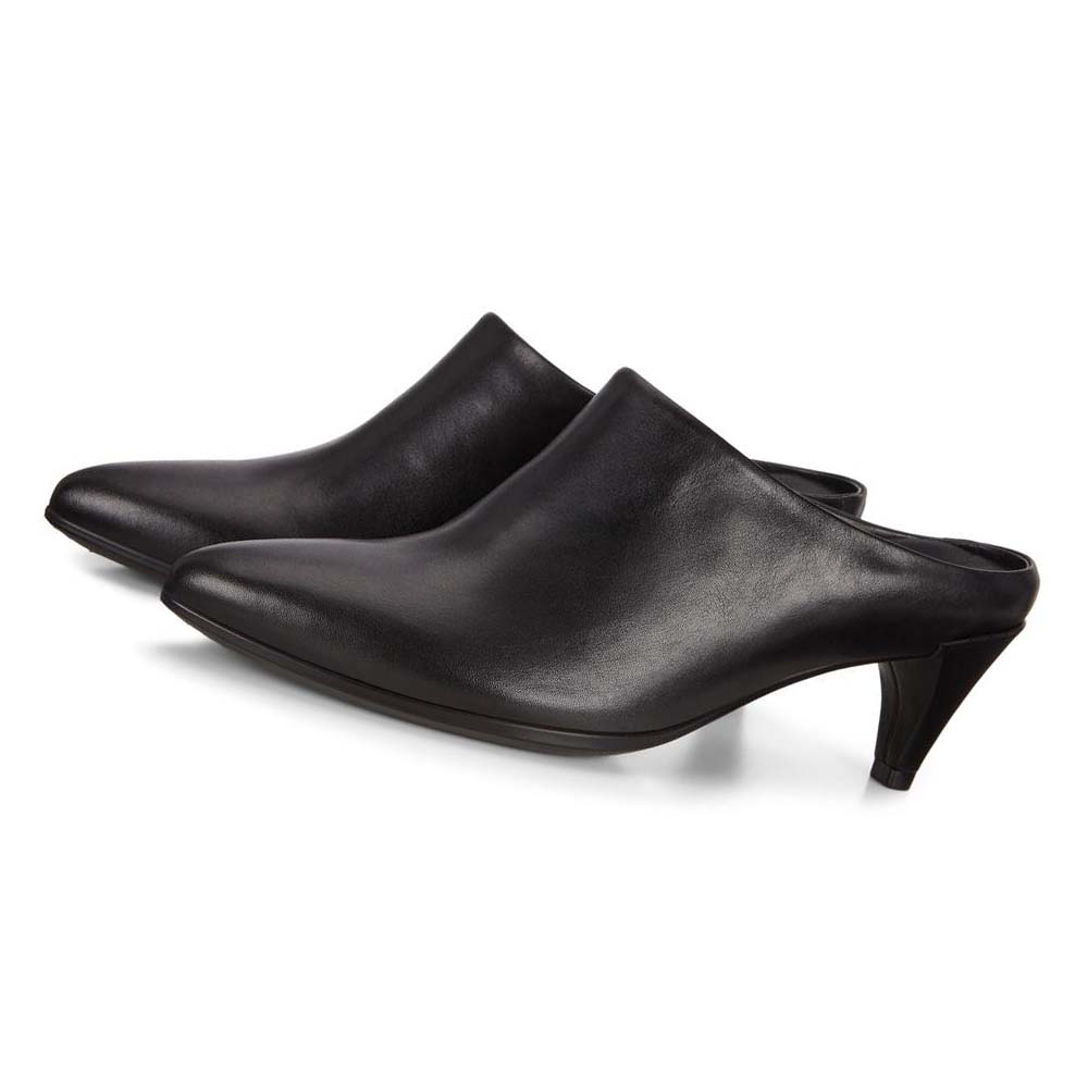 Női Ecco Shape 45 Pointy Sleek Mules Ruha Cipő Fekete | HU 112TCE